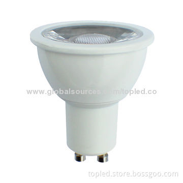 High-efficiency COB 4W GU10 Dimmable LED Spotlight, SGS-certified